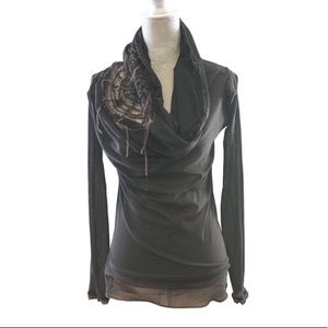 Jean Paul Gaultier Spiderweb Long Sleeve Top